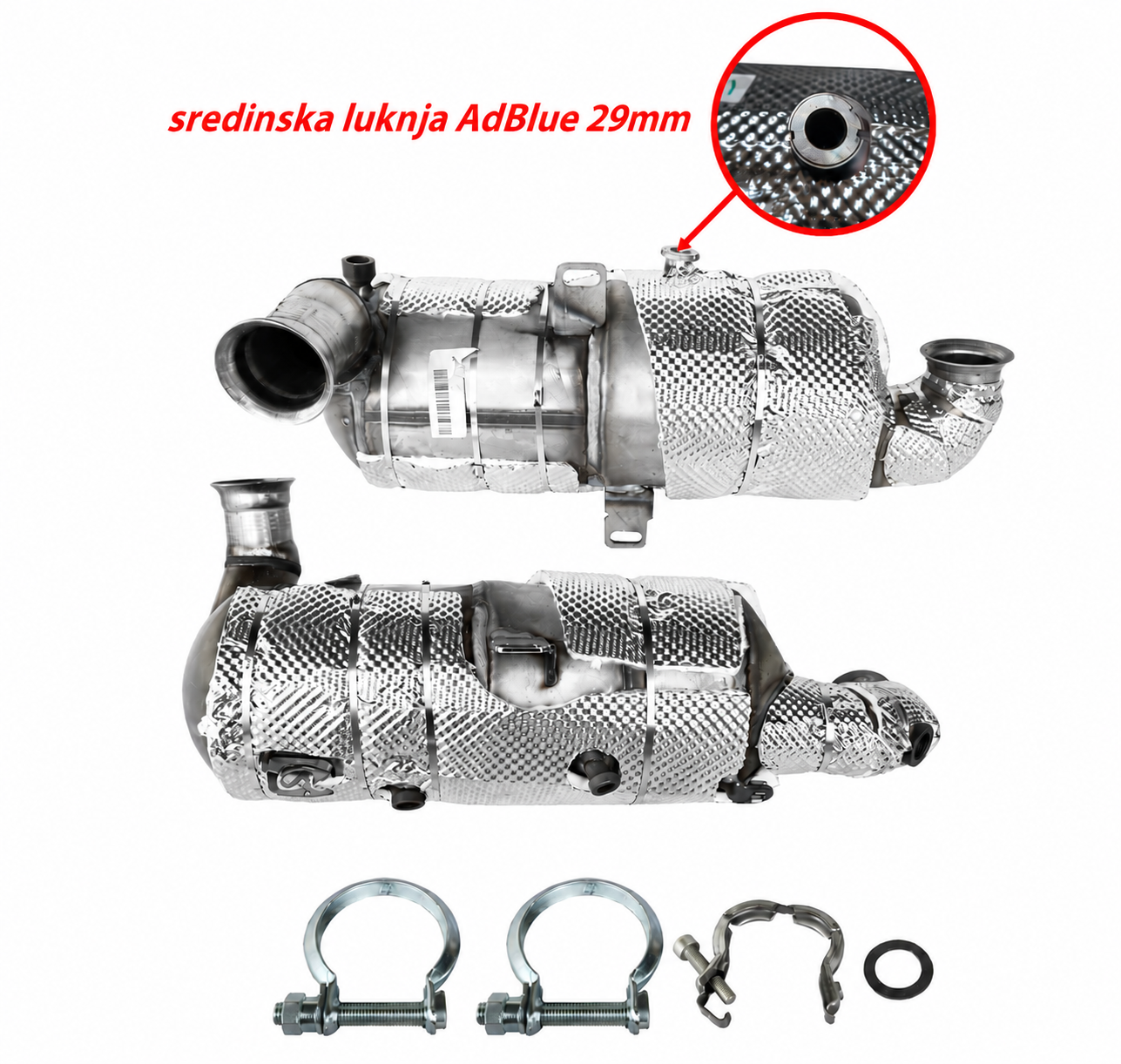 DPF filter: Citroën, Peugeot, Opel, DS, Toyota; (1.5 BlueHDi 75–130 KM) (Euro 6) – (06-2017–12-2022) – PT6131T - slika 2