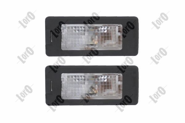 Luč registrske tablice, (LED), SET; SEAT ALHAMBRA 7N, ATECA, IBIZA IV 6J, IBIZA IV 6P; SKODA FABIA III, OCTAVIA III, RAPID, SUPERB II, YETI; VW GOLF VI, PASSAT B7, SHARAN 7N, TIGUAN I 09.07-