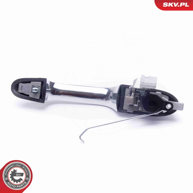 Okvir vratne kljuke (krom), spredaj desno FIAT 500; OE 735592012 – 96SKV170 - slika 2