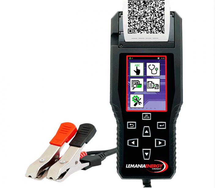 Lemania Energy T13 – Profesionalni 12V/24V tester akumulatorjev z tiskalnikom (Lithium/AGM/GEL, EFB)